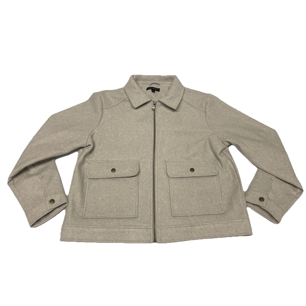 Banana Republic Women's Full Zip Jacket, Taupe, Size: Large, NWOT